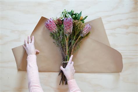 The Art of Flower Wrapping with Different Paper Types