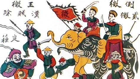 Der Aufstand der Schwestern Trung und Trắc: Eine Rebellion gegen die chinesische Herrschaft und ein Symbol für weibliche Stärke im alten Vietnam